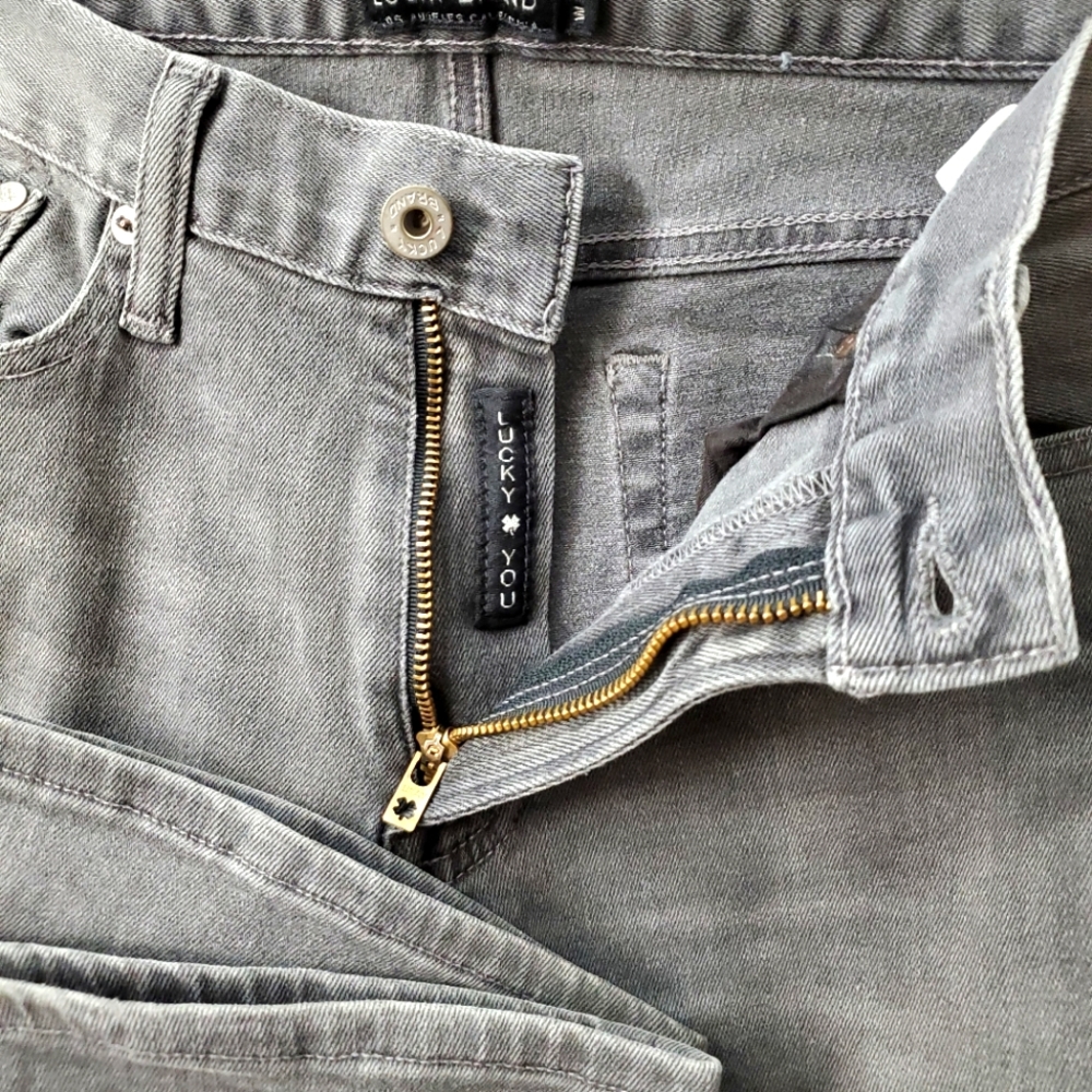 Lucky Brand Men's 363 vintage straight grey W29L32 jeans